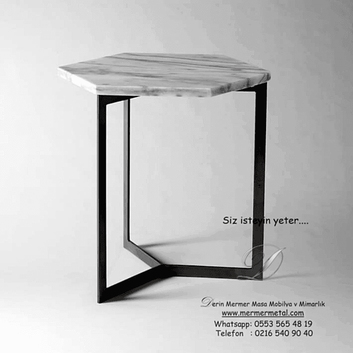 Mermer Masa-Orta Sehpa-Paslanmaz Ayak-Eskitme Pirinç-Yemek Masası-Metal Kitaplık-Dresuar-Yan Sehpa-Siyah Mermer-Beyaz Mermer-Metal Tasarım-Metal Mobilya-İstanbul-Uygun Metal Ayak-Lüks Mobil